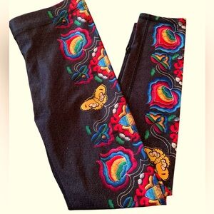 ❤️TEREZ BUTTERFLY FLORAL LEGGINGS❤️EXCELLENT CONDITION!!
